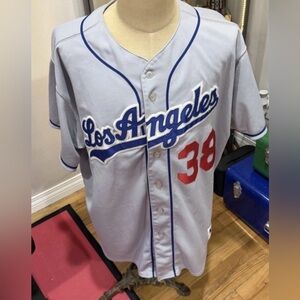 Vintage Majestic Authentic Eric Gagne #38 Los  Angeles Dodgers 6200 Jersey Sz 54